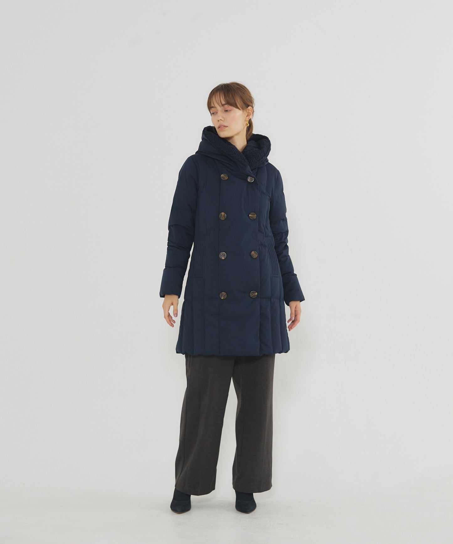 Knit Hood Coat