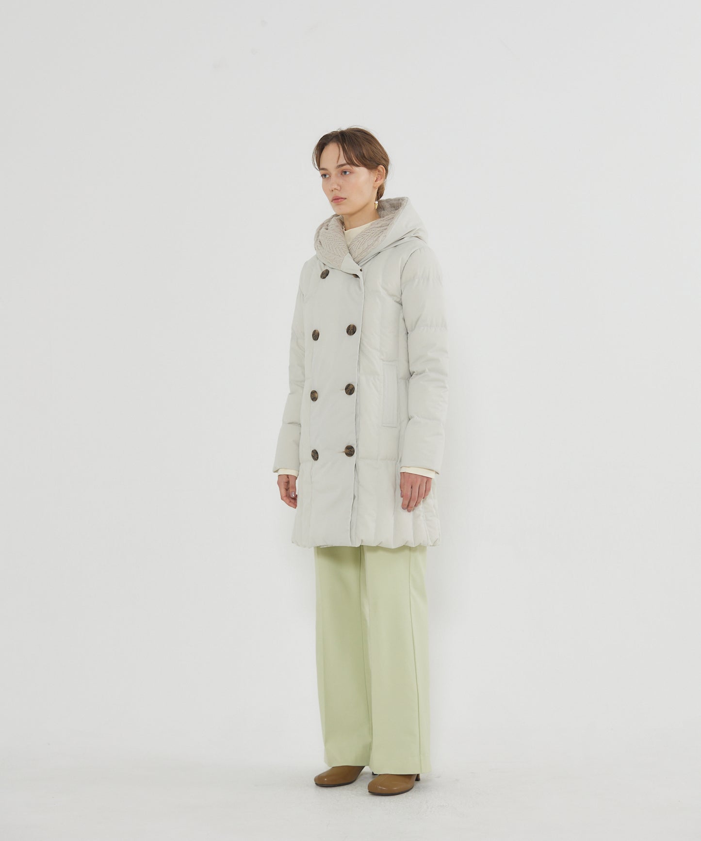 Knit Hood Coat