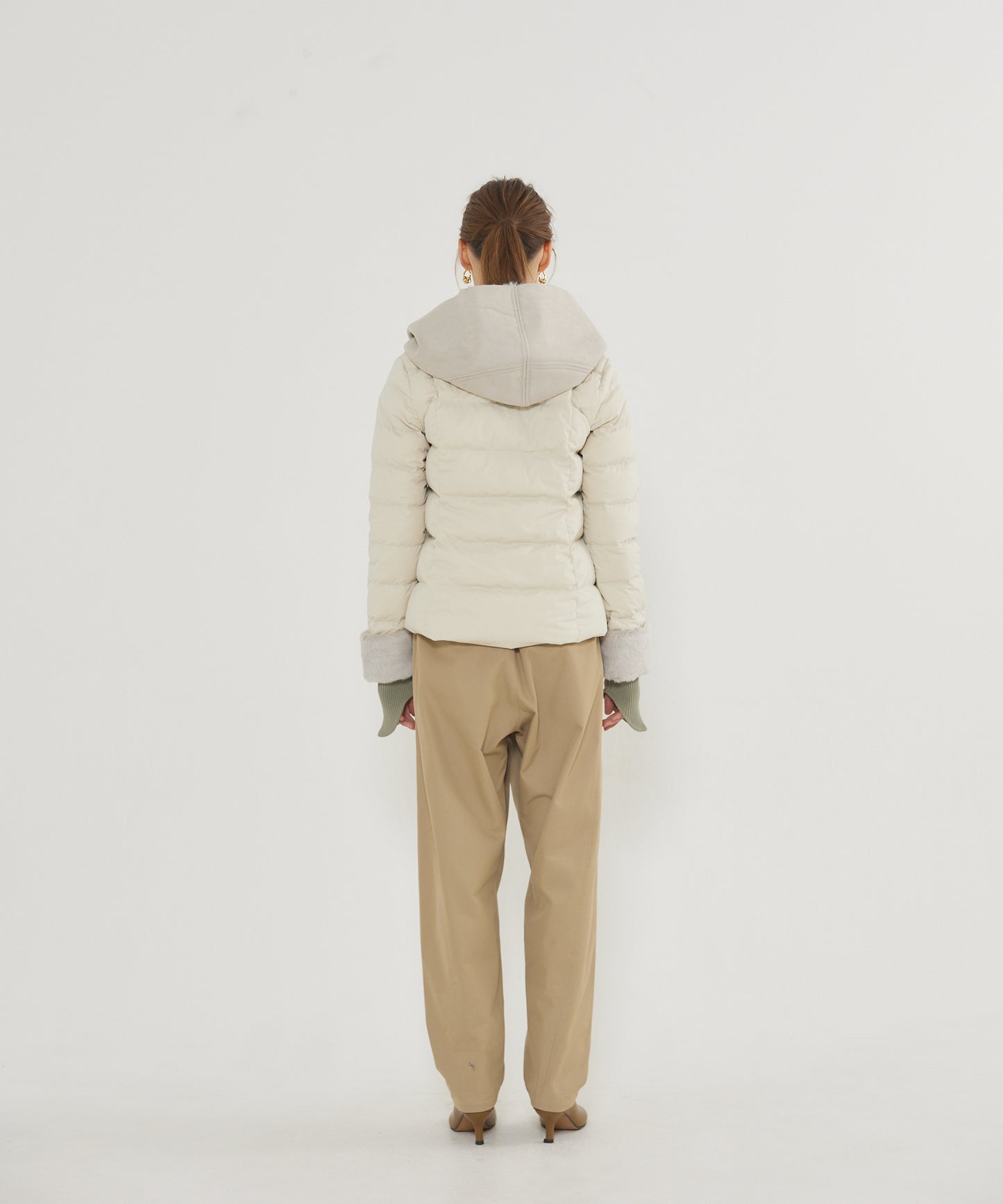 Fake Mouton Hood Jacket