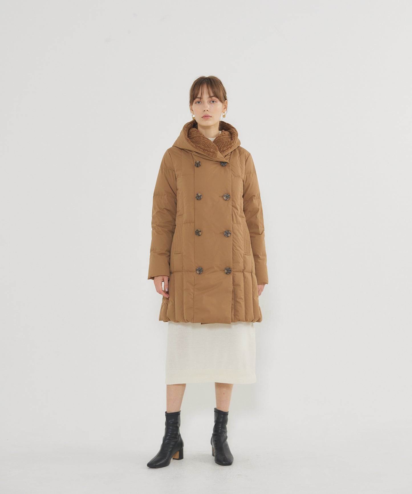 Knit Hood Coat