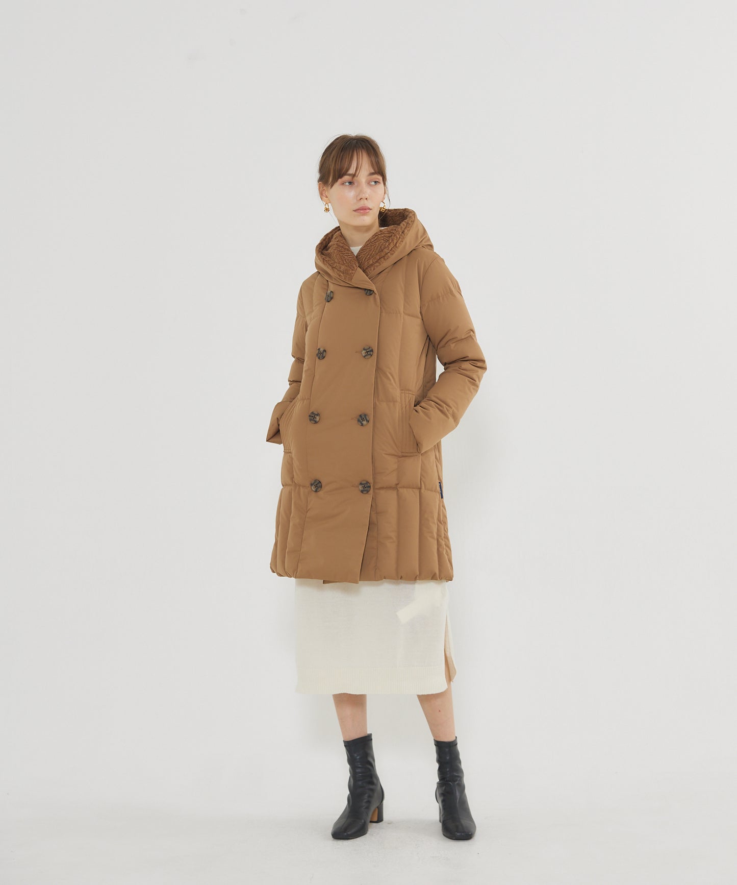 Knit Hood Coat