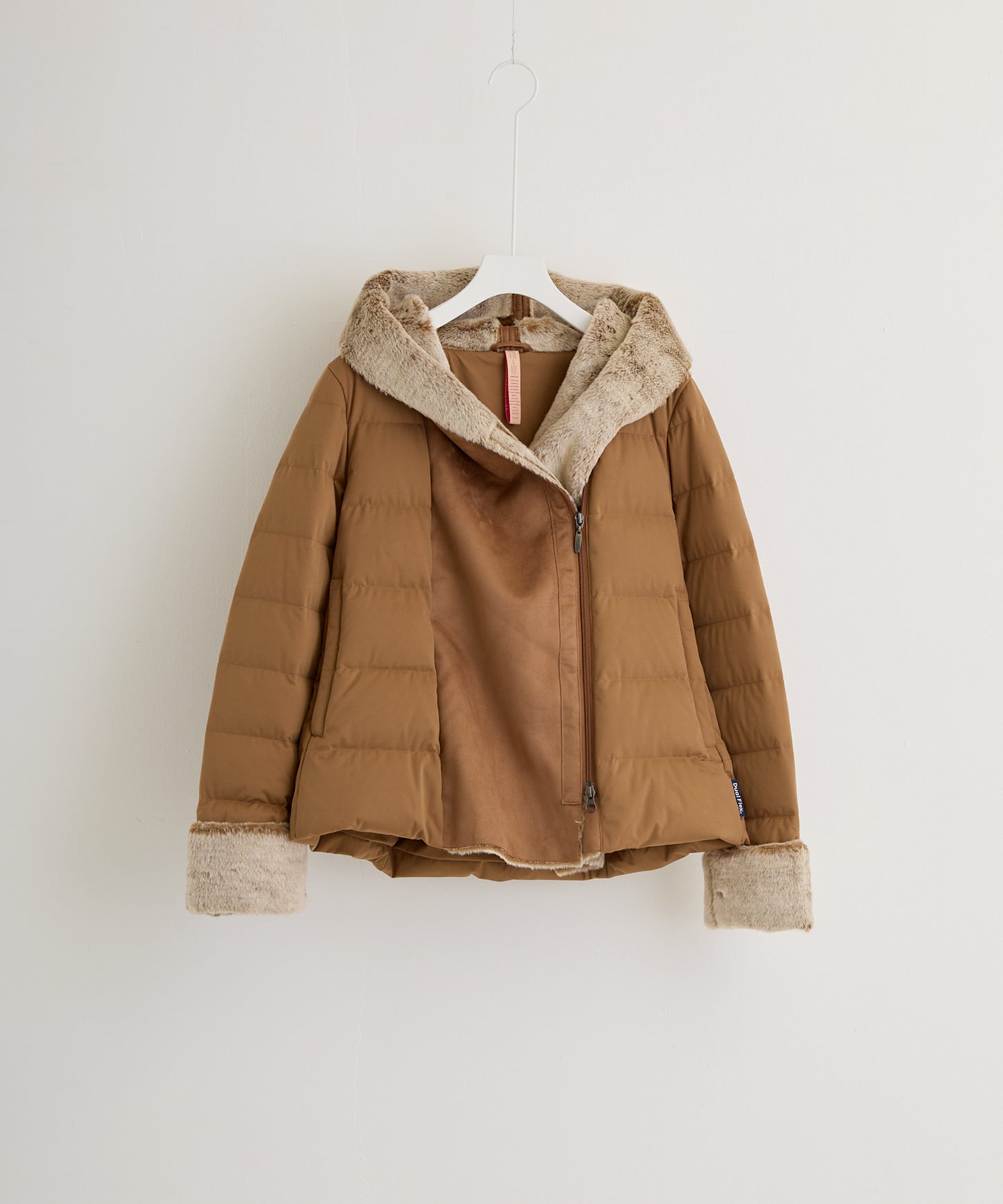 Fake Mouton Hood Jacket