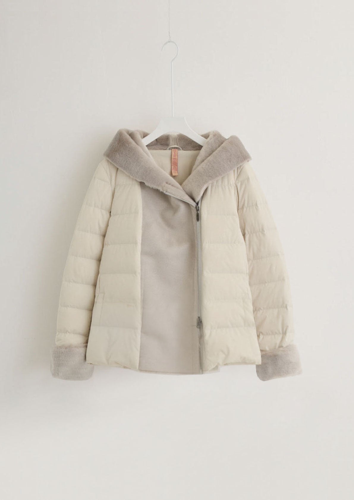 Fake Mouton Hood Jacket