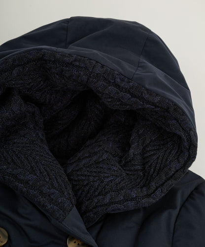 Knit Hood Coat